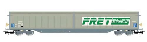 Jouef HJ6273 SNCF4-achsigerSchiebewandwagen Habbiss grau/grün FRET Ep.V